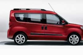 Location Voiture doblo gaz vue côté